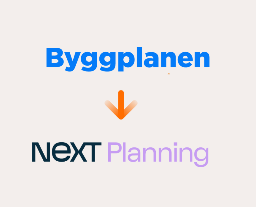 Byggplanen blir Next Planning – samma funktioner – NEXT